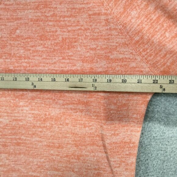 prAna Pullover Sweater Womens Size L Peach Heathered Stretch Boat Neck Soft - Picture 6 of 12